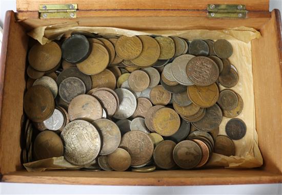 A group of assorted mainly GB coinage.